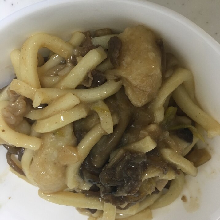 きりたんぽの甘辛煮込みうどん(^^)